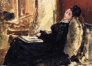 Edouard Manet Jeune femme au livre oil on canvas